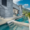 Jacuzzi, Infinity Pool and Living Room